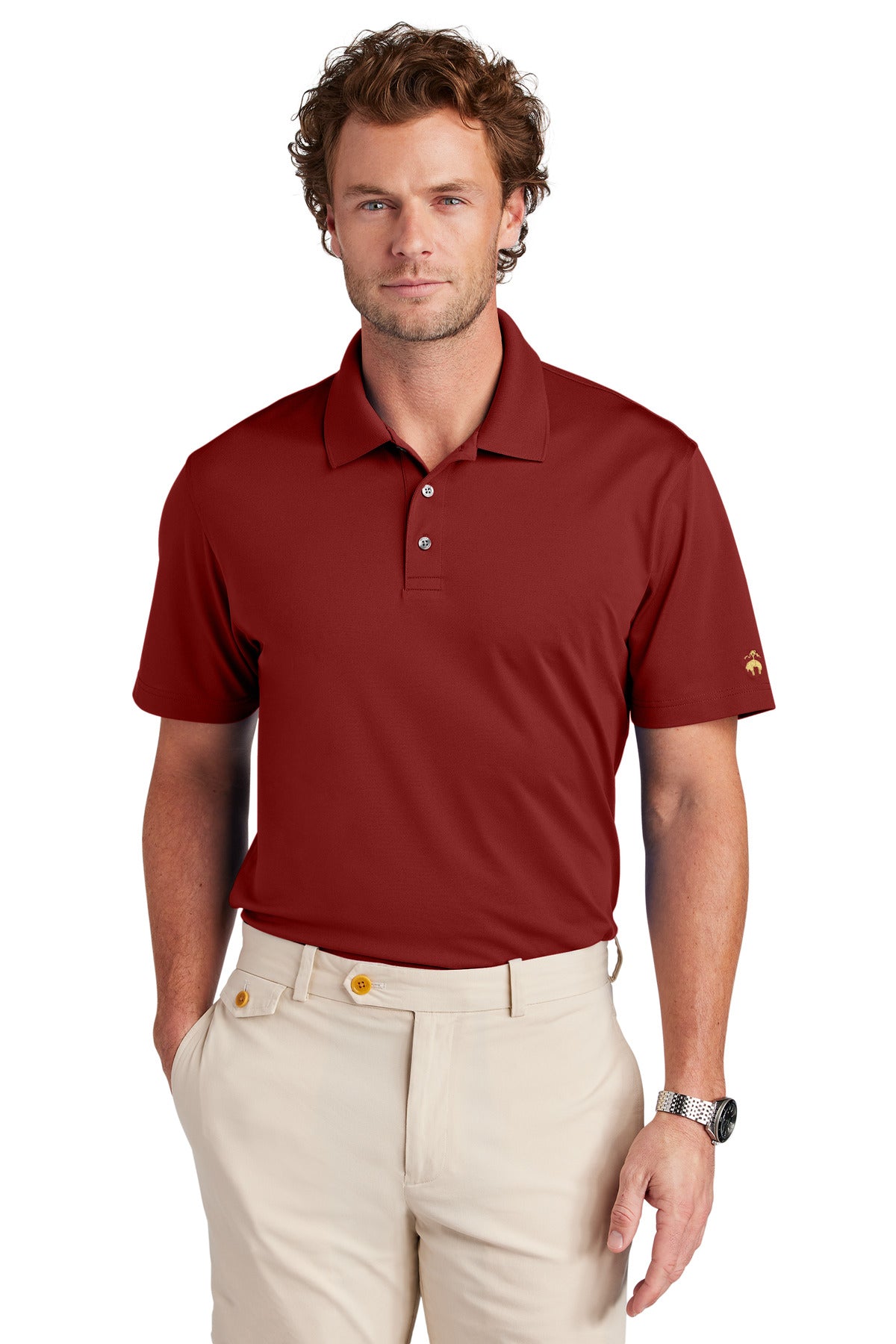 Brooks Brothers  Mesh Pique Performance Polo BB18220