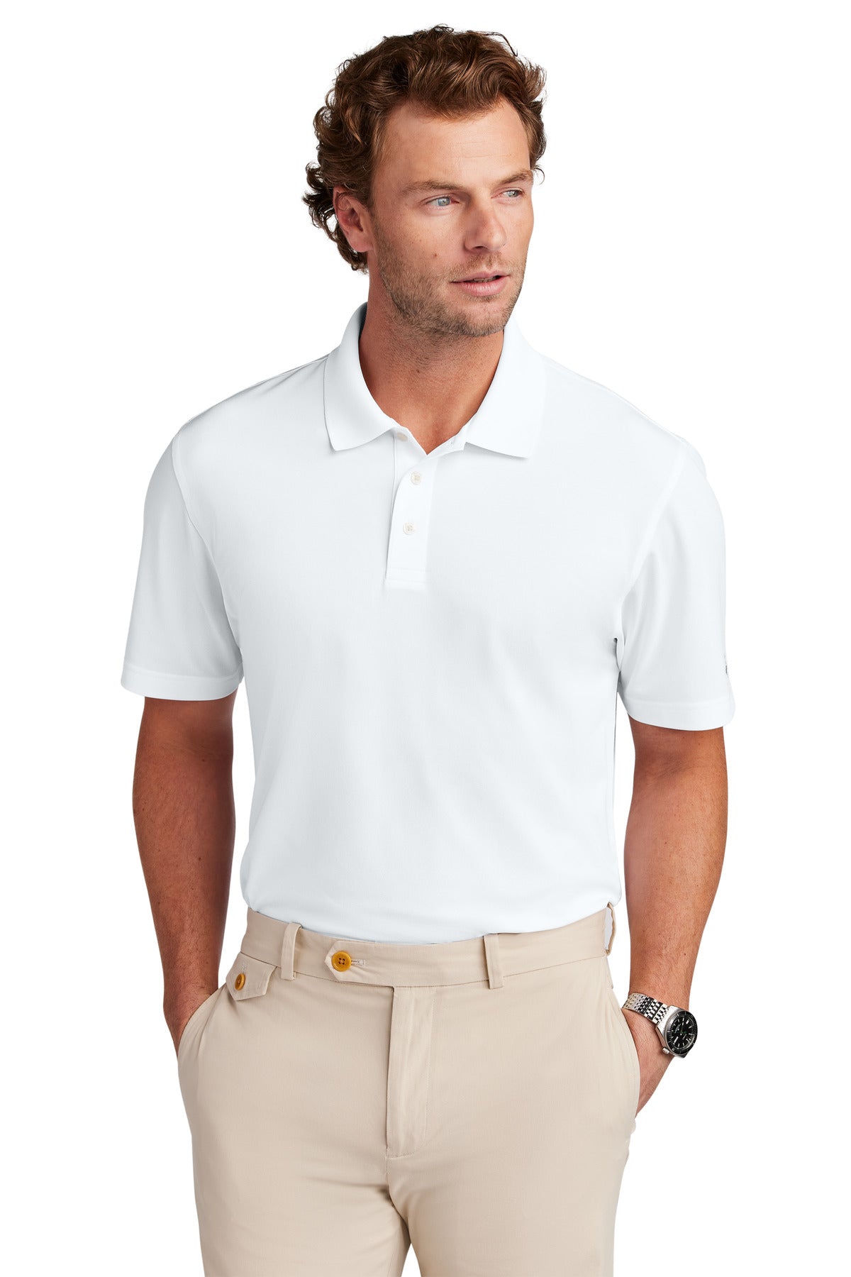 Brooks Brothers  Mesh Pique Performance Polo BB18220