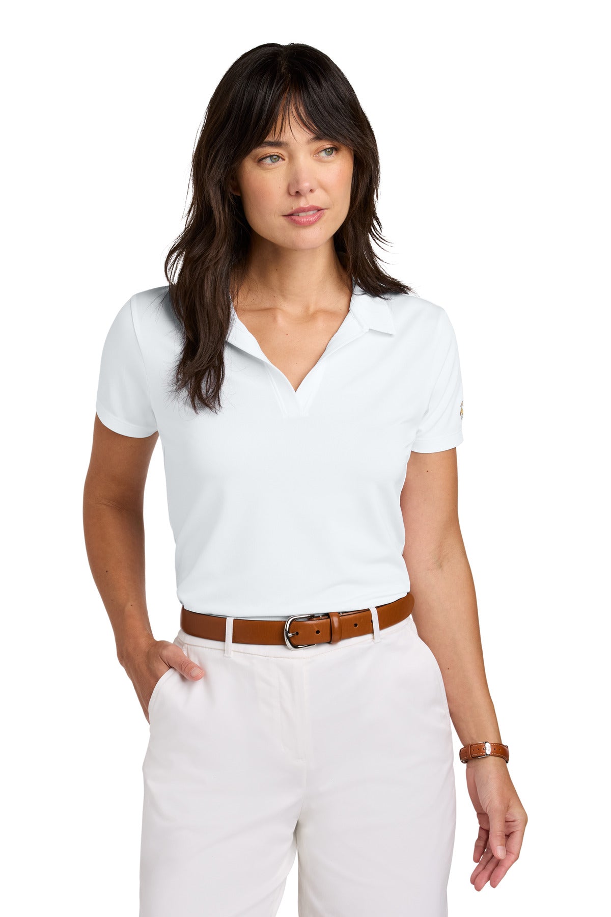 Brooks Brothers  Women's Mesh Pique Performance Polo BB18221