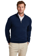 Brooks Brothers  Cotton Stretch 1/4-Zip Sweater BB18402