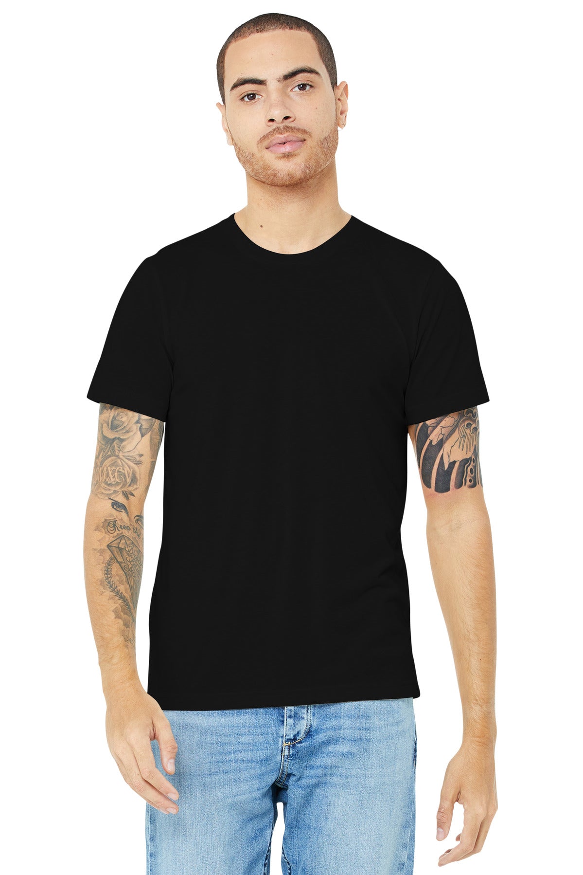 BELLA+CANVAS   Unisex Made In The USA Jersey Short Sleeve Tee. BC3001U