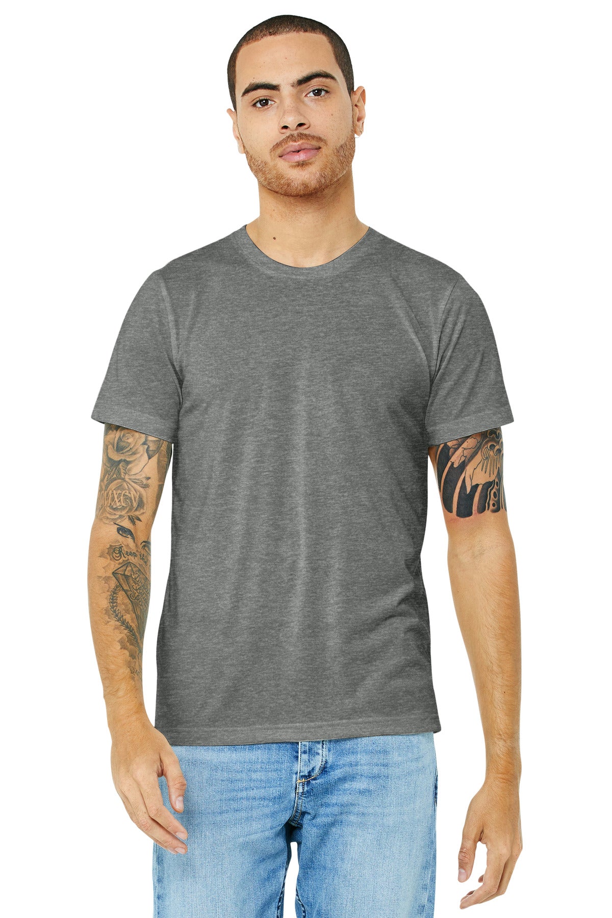 BELLA+CANVAS   Unisex Made In The USA Jersey Short Sleeve Tee. BC3001U