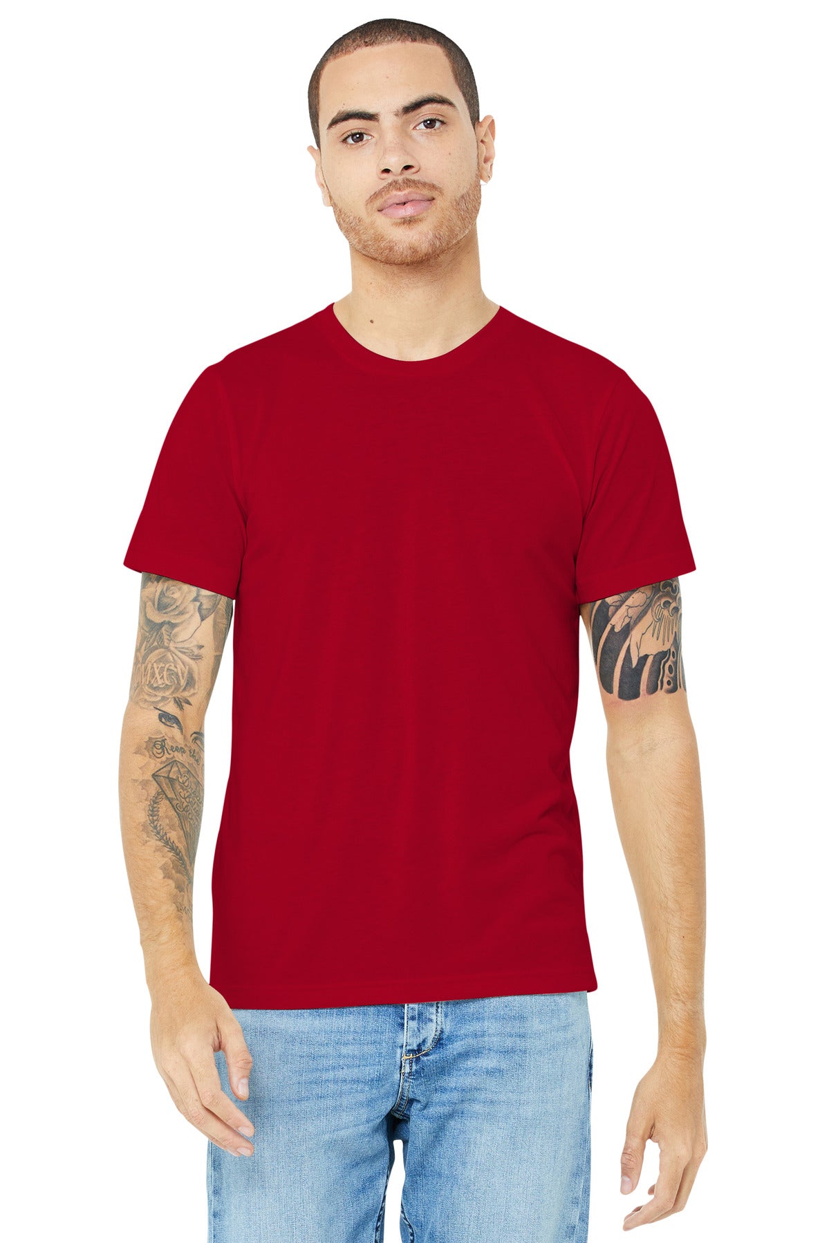 BELLA+CANVAS   Unisex Made In The USA Jersey Short Sleeve Tee. BC3001U
