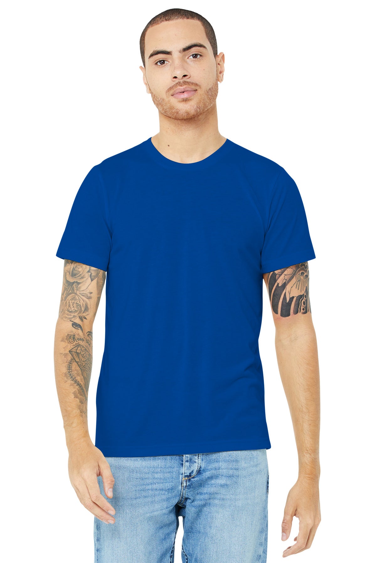 BELLA+CANVAS   Unisex Made In The USA Jersey Short Sleeve Tee. BC3001U