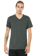 BELLA+CANVAS  Unisex Heather CVC V-Neck Tee BC3005CVC