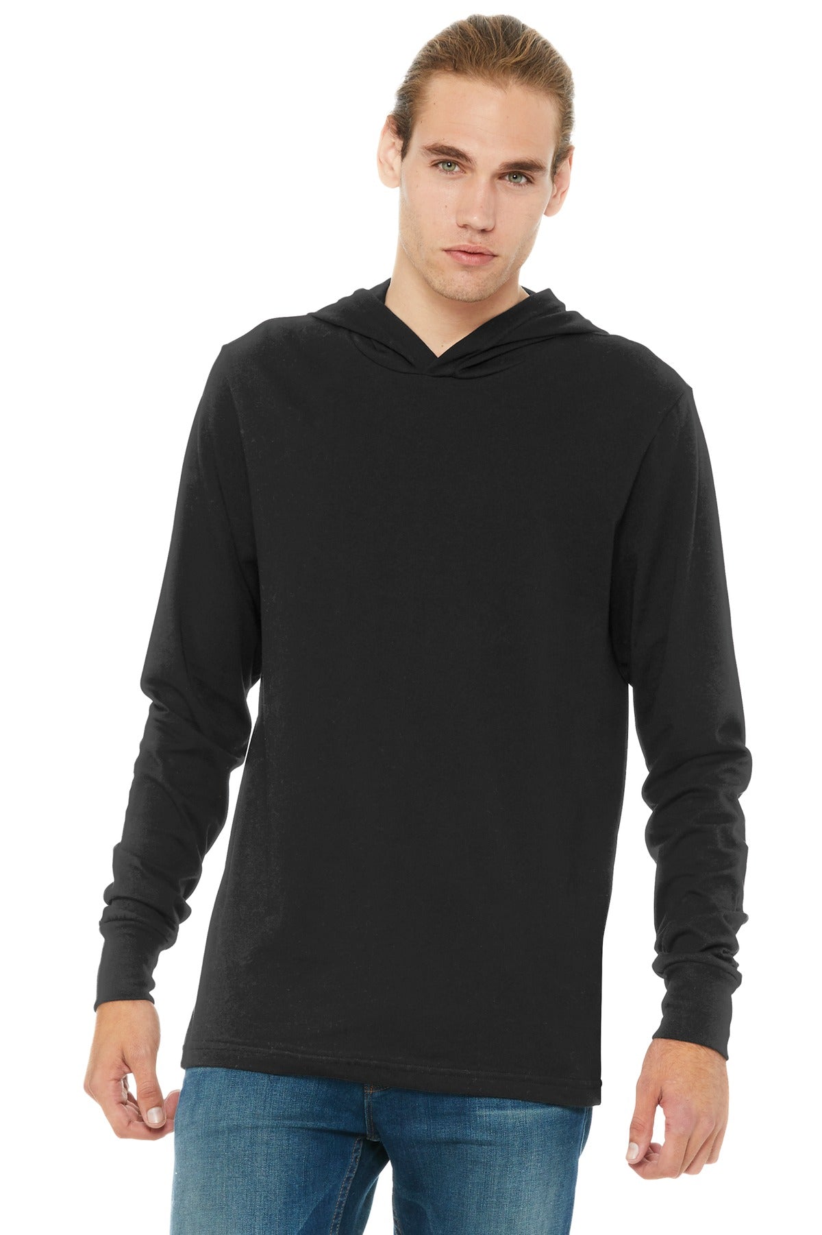 BELLA+CANVAS   Unisex Jersey Long Sleeve Hoodie. BC3512