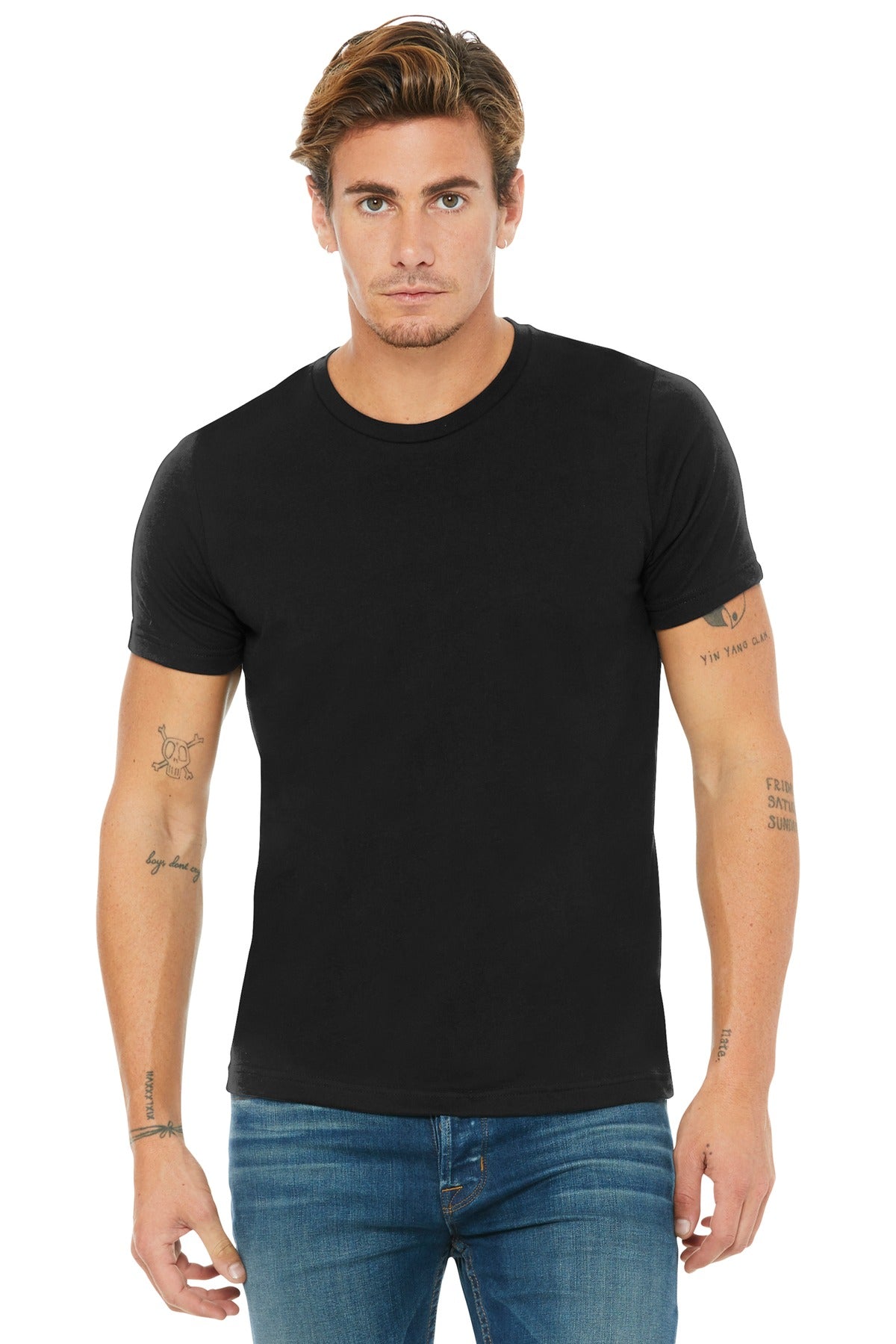 BELLA+CANVAS   Unisex Poly-Cotton Short Sleeve Tee. BC3650