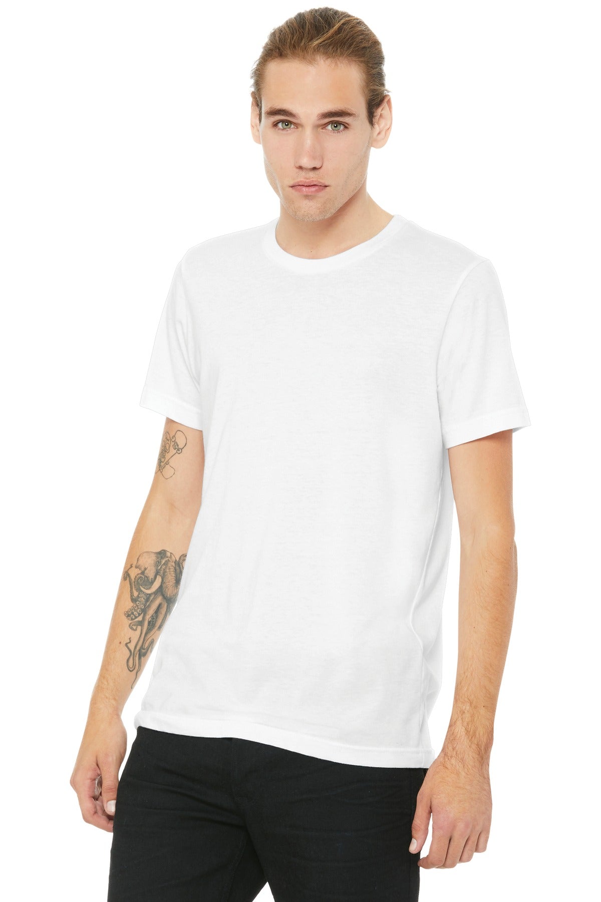 BELLA+CANVAS   Unisex Poly-Cotton Short Sleeve Tee. BC3650
