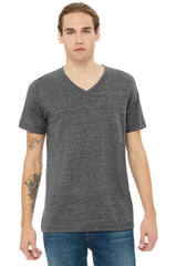 BELLA+CANVAS  Unisex Textured Jersey V-Neck Tee BC3655