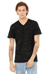 BELLA+CANVAS  Unisex Textured Jersey V-Neck Tee BC3655