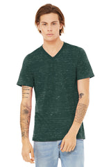 BELLA+CANVAS  Unisex Textured Jersey V-Neck Tee BC3655