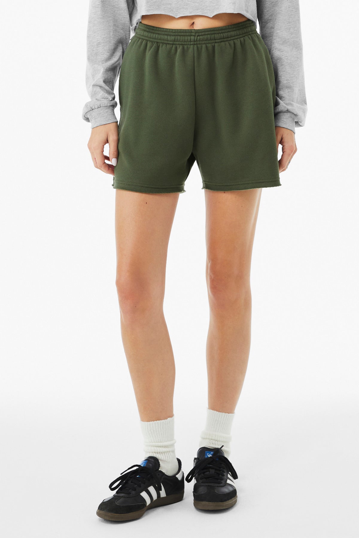 BELLA+CANVAS  Women's Cutoff Sweatshort BC3787