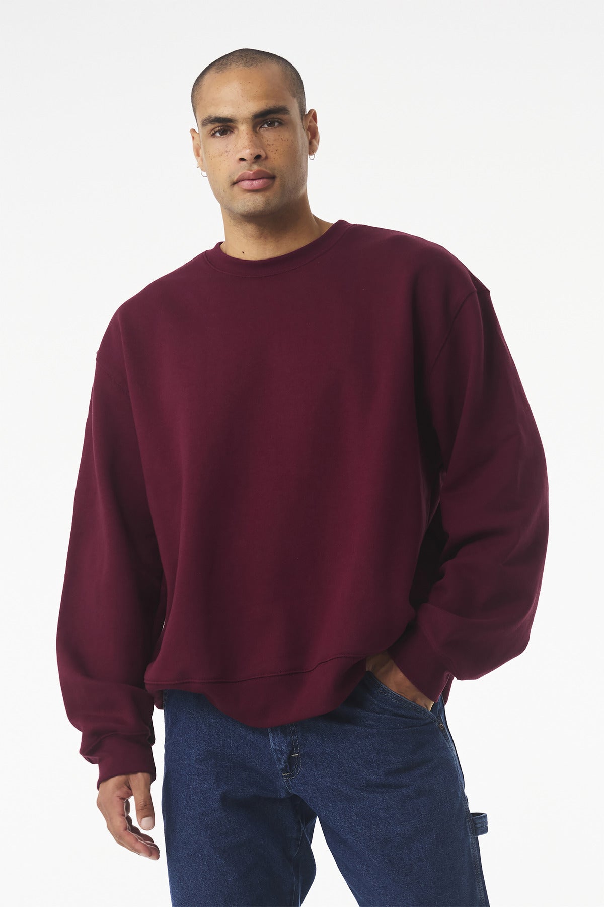 BELLA+CANVAS  Unisex 10-Ounce Heavyweight Crewneck Sweatshirt BC4711