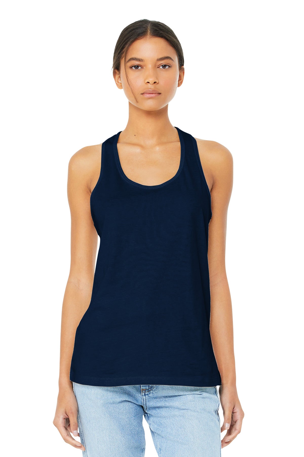 BELLA+CANVAS   Women's Jersey Racerback Tank. BC6008