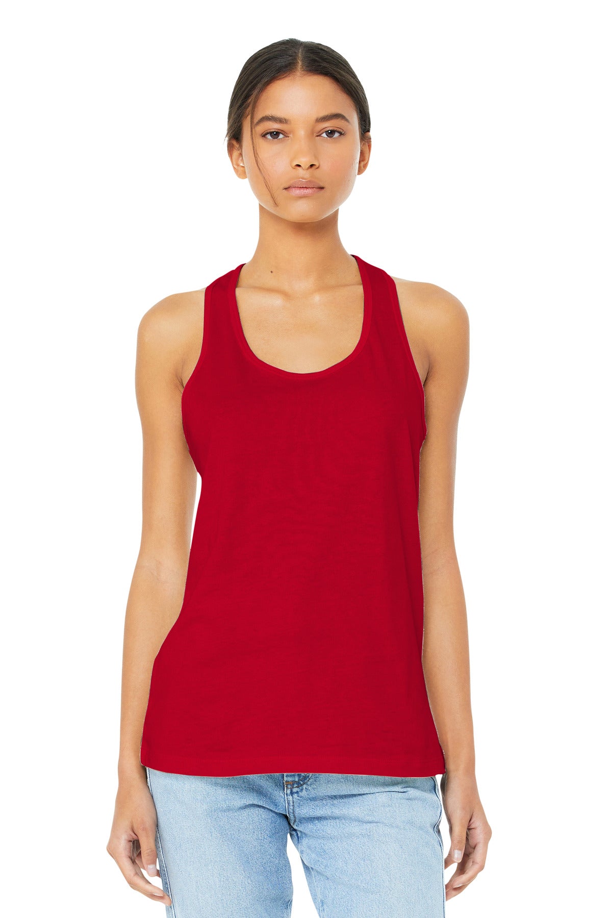 BELLA+CANVAS   Women's Jersey Racerback Tank. BC6008