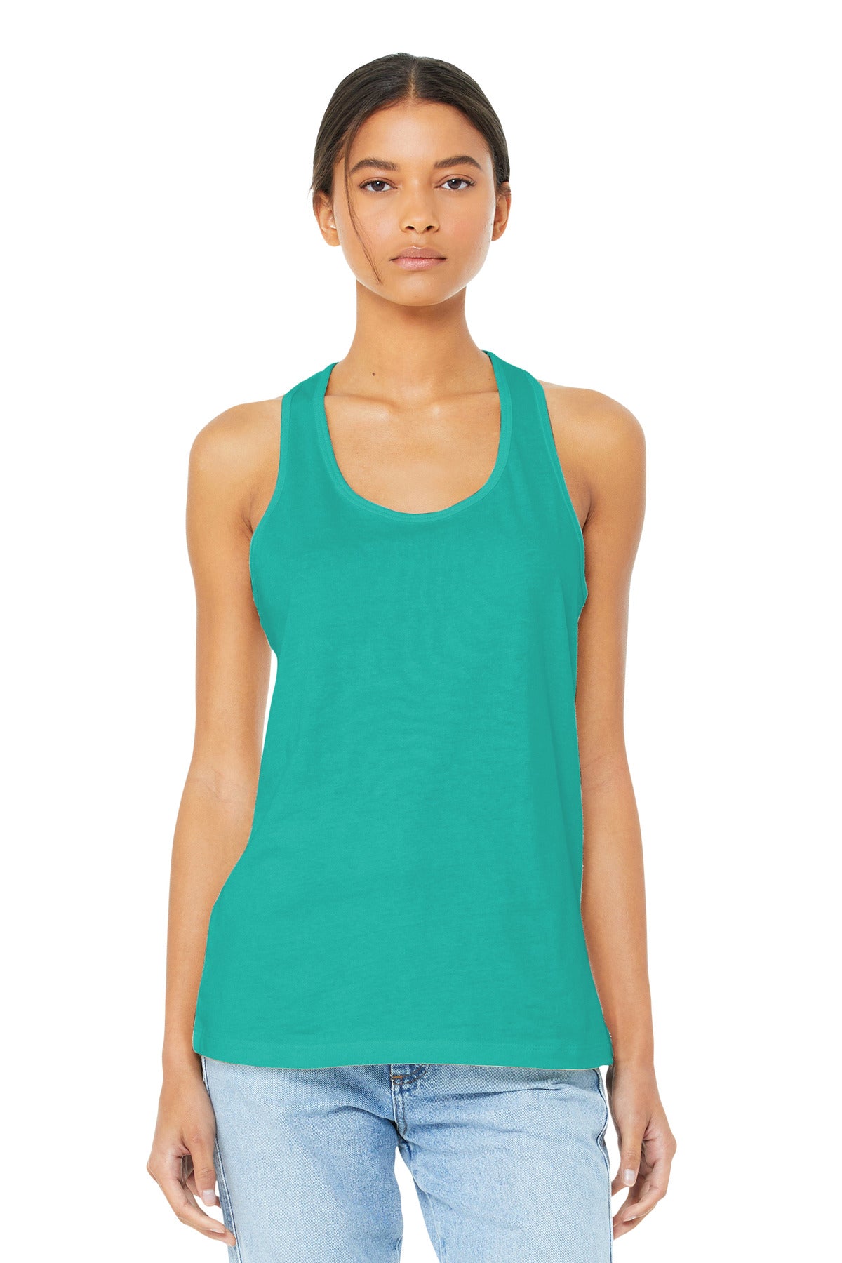 BELLA+CANVAS   Women's Jersey Racerback Tank. BC6008