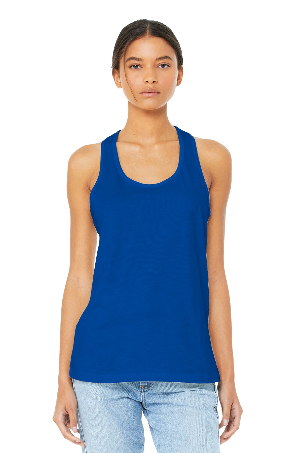 BELLA+CANVAS   Women's Jersey Racerback Tank. BC6008