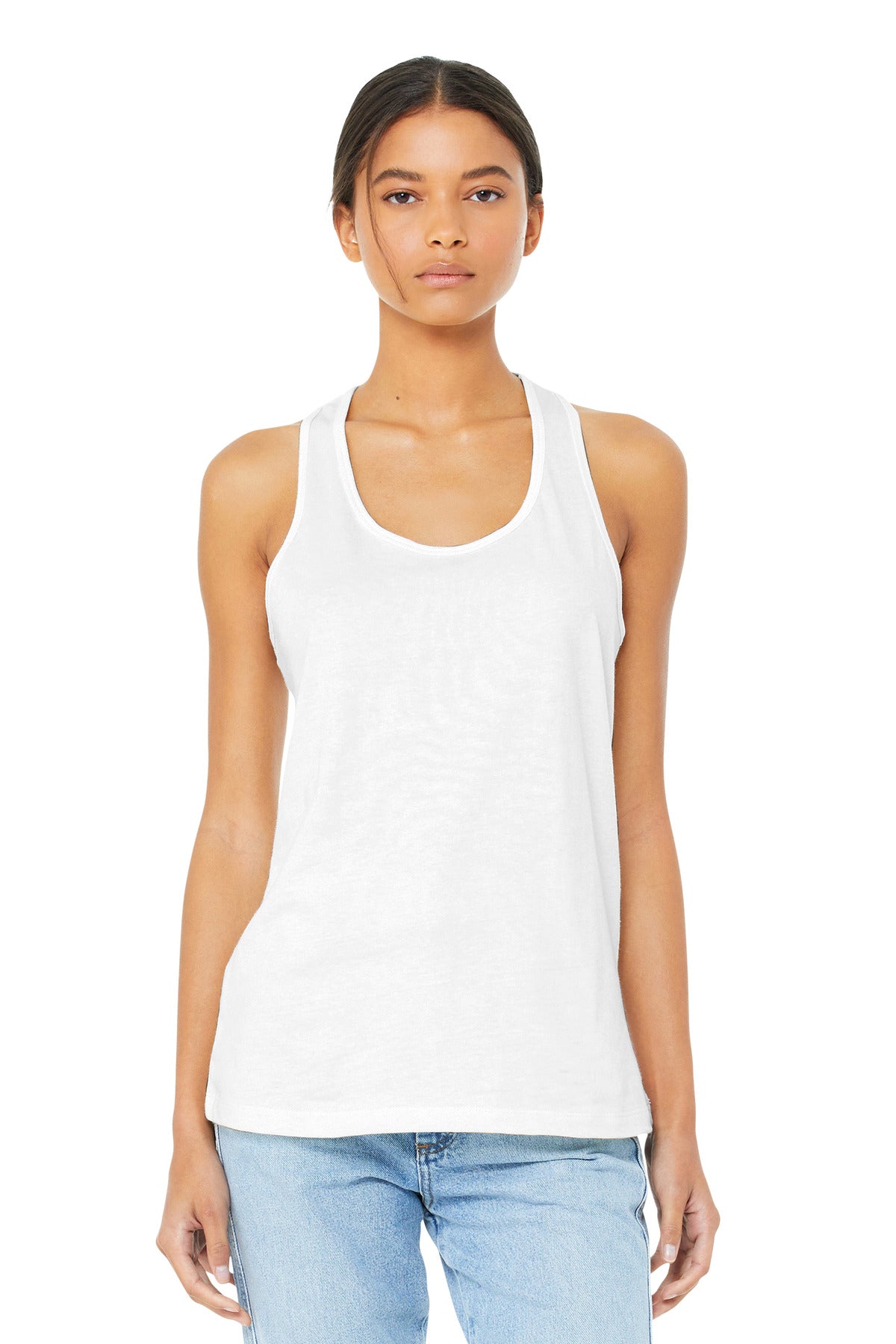 BELLA+CANVAS   Women's Jersey Racerback Tank. BC6008