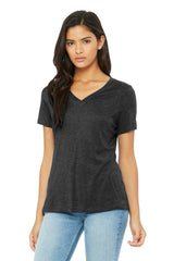 BELLA+CANVAS  Women's Relaxed Triblend V-Neck Tee BC6415