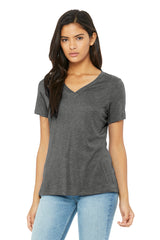 BELLA+CANVAS  Women's Relaxed Triblend V-Neck Tee BC6415