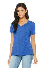 BELLA+CANVAS  Women's Relaxed Triblend V-Neck Tee BC6415