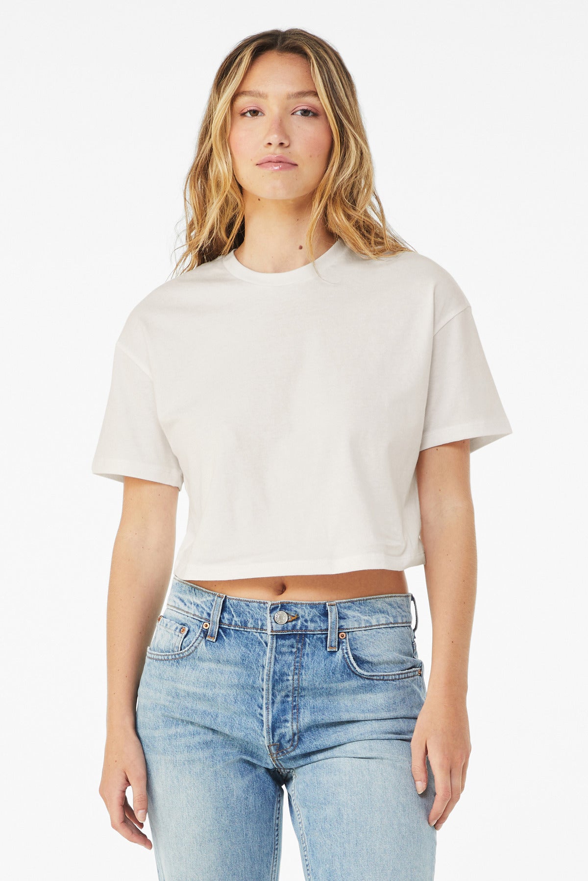 BELLA+CANVAS  Women's Jersey Crop Tee BC6482