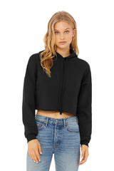 BELLA+CANVAS   Women's Sponge Fleece Cropped Fleece Hoodie. BC7502