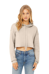 BELLA+CANVAS   Women's Sponge Fleece Cropped Fleece Hoodie. BC7502