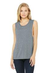BELLA+CANVAS   Women's Flowy Scoop Muscle Tank. BC8803
