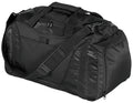 Port Authority - Small Two-Tone Duffel. BG1040 - Black/Black