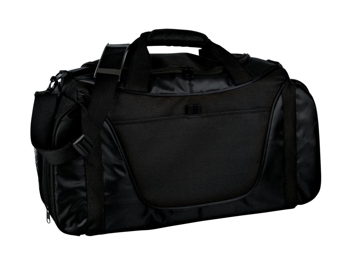 Port Authority Medium Two-Tone Duffel. BG1050 - Black/Black