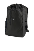 Port Authority Hybrid Backpack. BG211 - Black/Black