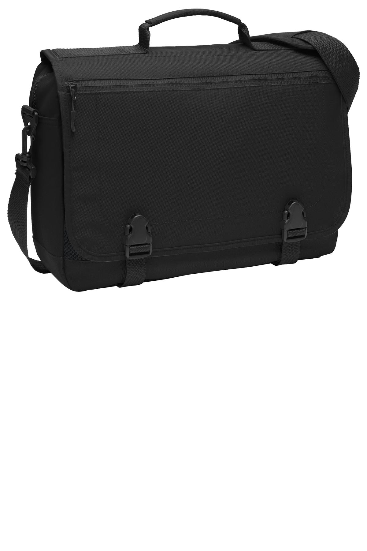 Port Authority Messenger Briefcase. BG304 - Black