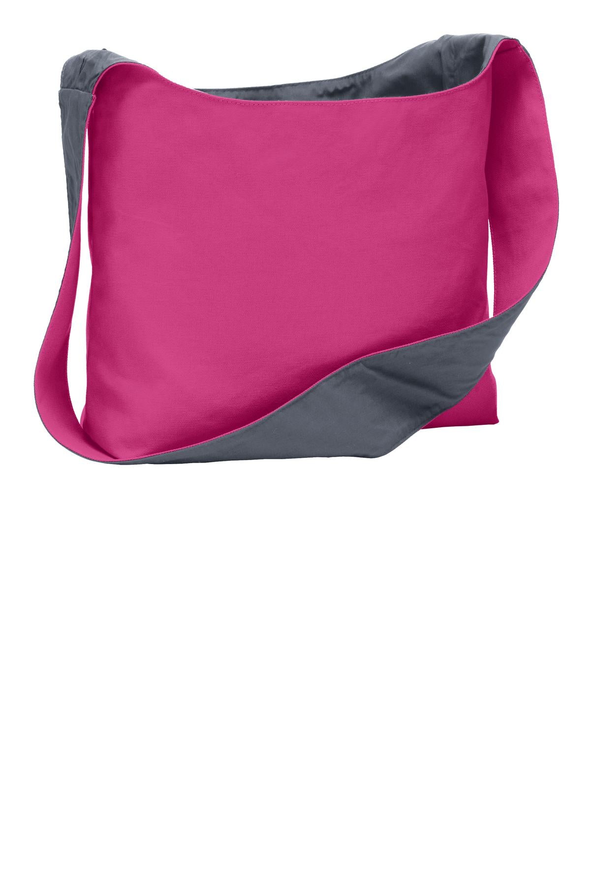 Port Authority  Cotton Canvas Sling Bag. BG405