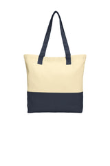 Port Authority  Colorblock Cotton Tote. BG414
