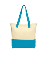 Port Authority  Colorblock Cotton Tote. BG414