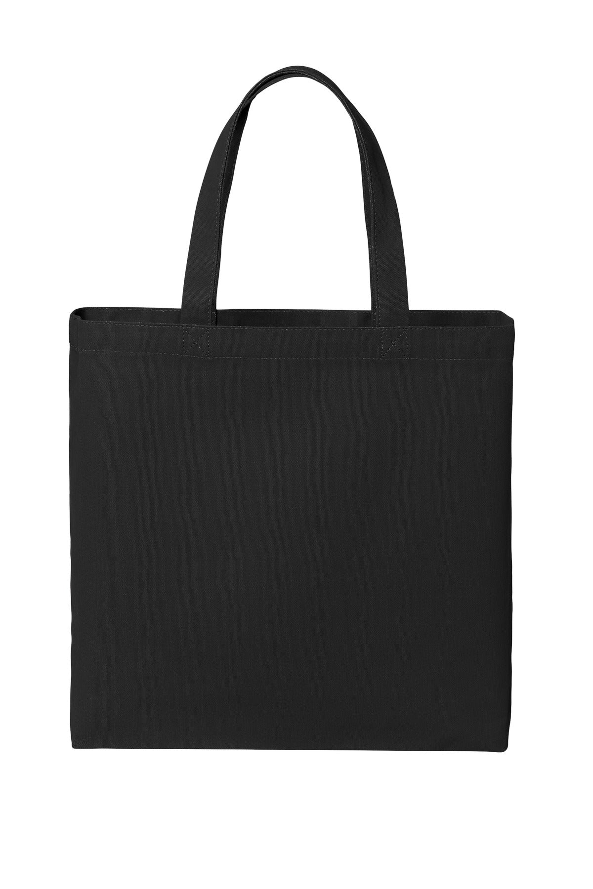 Port Authority Cotton Canvas Tote BG424 - Deep Black