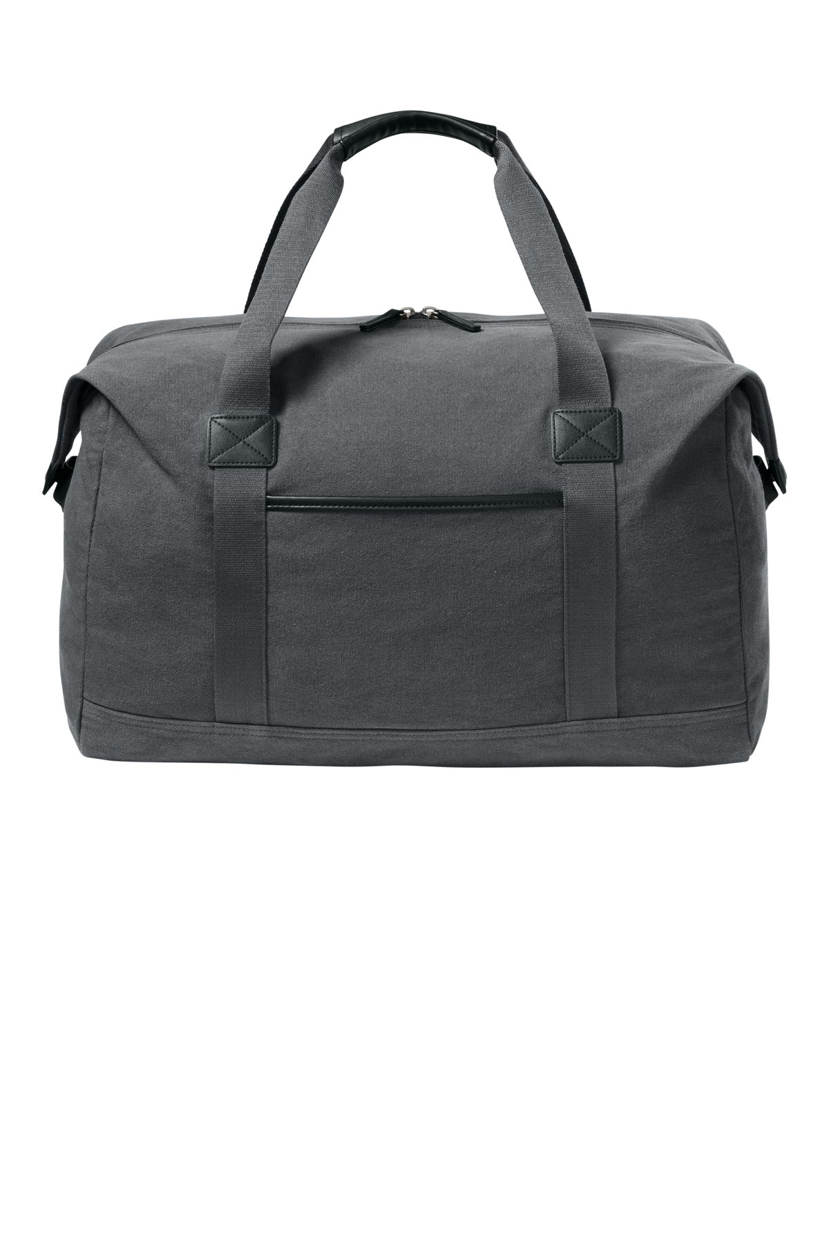 Port Authority Washed Canvas Duffel BG8030 - Grey Steel