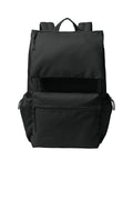 Port Authority Matte Oxford Backpack BG940 - Deep Black