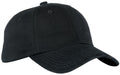Port Authority Unstructured Brushed Twill Cap. BTU - Black