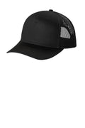 Port Authority Snapback Five-Panel Trucker Cap C405 - Black