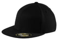 Port Authority Flexfit 210 Flat Bill Cap. C808 - Black