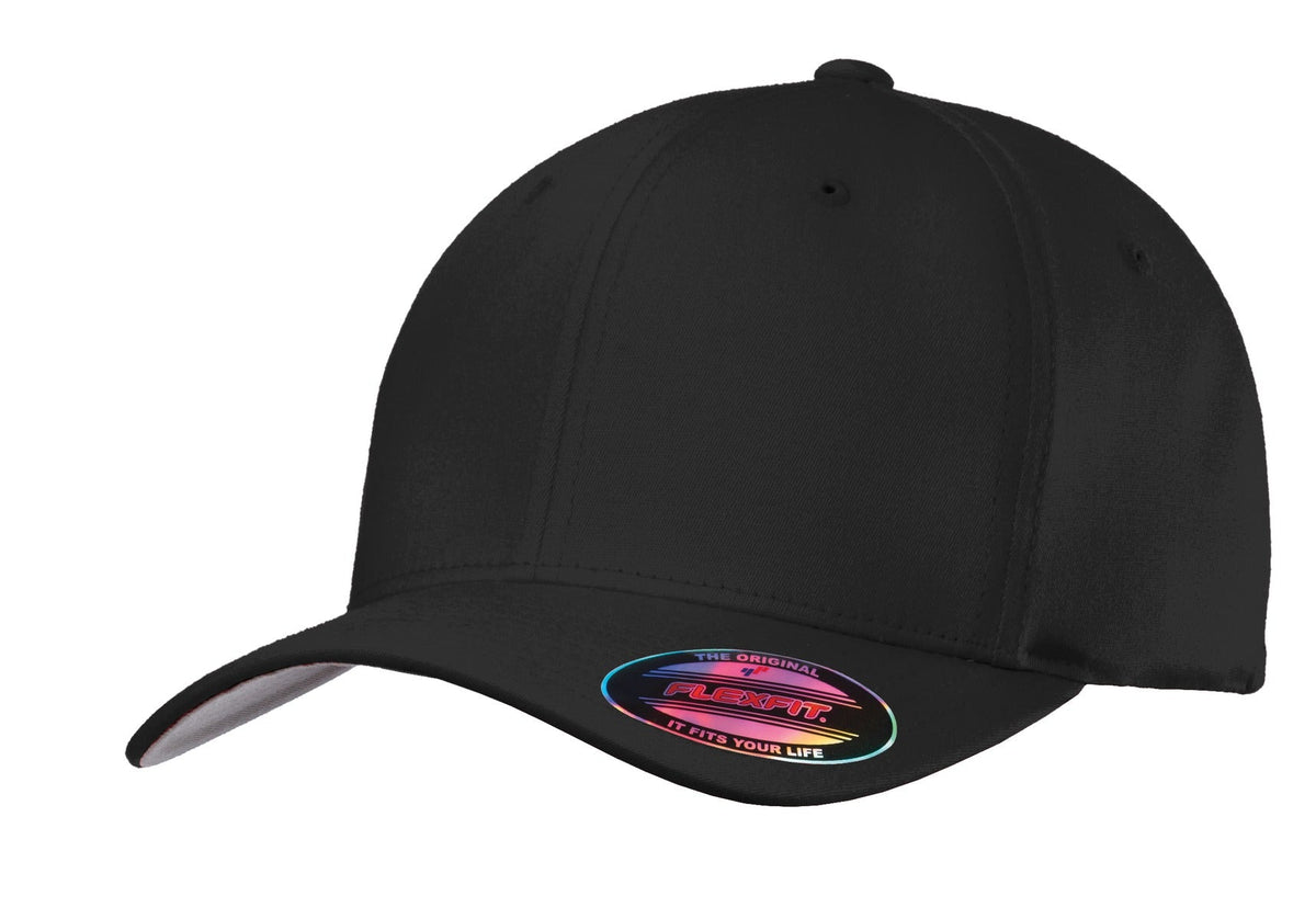 Port Authority Flexfit Cotton Twill Cap. C813 - Black