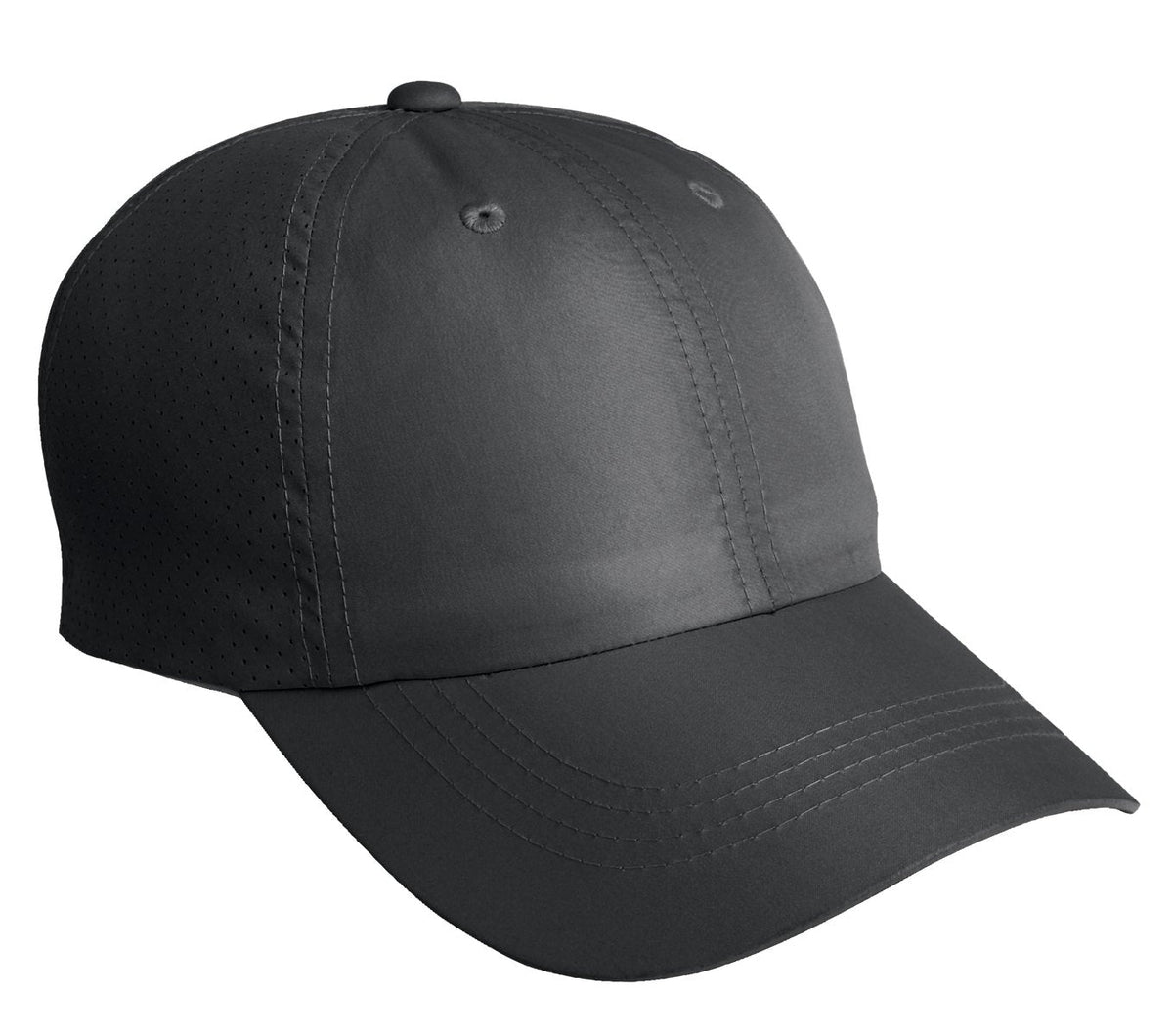 Port Authority Perforated Cap. C821 - Black