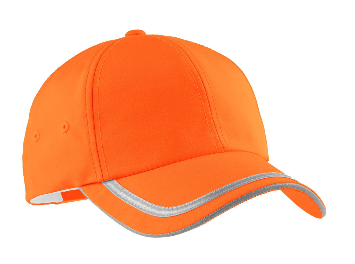 Port Authority Enhanced Visibility Cap. C836 - Safety  Orange