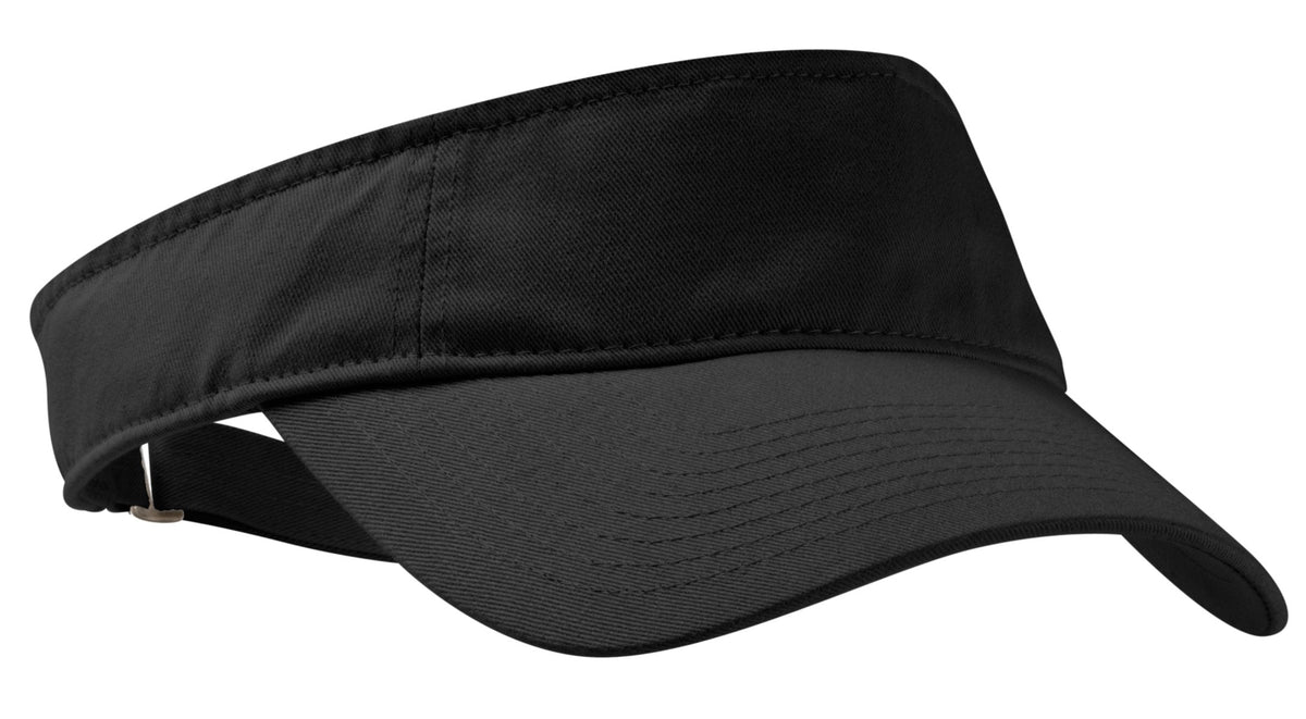 Port Authority Enzyme Wash Fashion Visor. C840 - Black