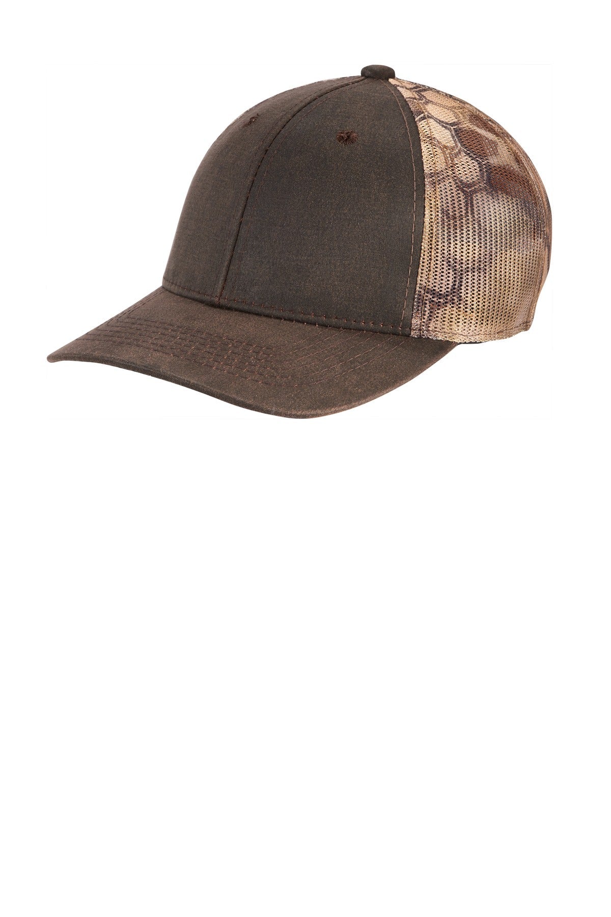 Port Authority Pigment Print Camouflage Mesh Back Cap C891 - Kryptek Highlander/Brown