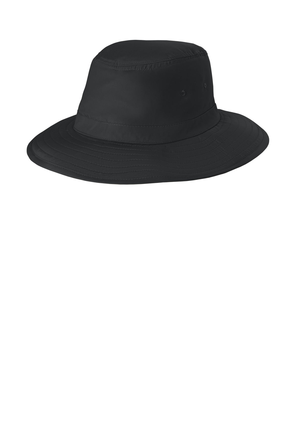 Port Authority Lifestyle Brim Hat. C921 - Black