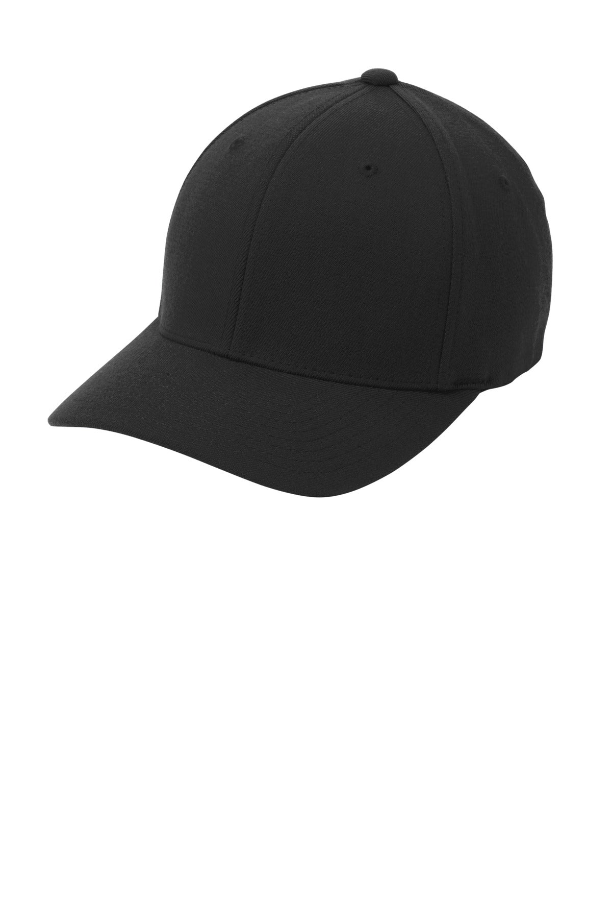 Port Authority Flexfit Wool Blend Cap. C928 - Black