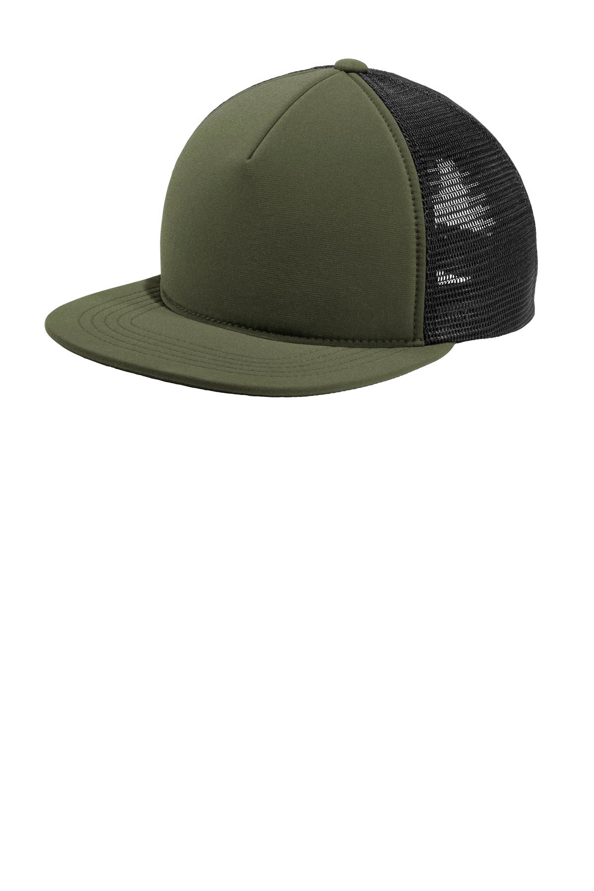 Port Authority Flexfit 110 Foam Outdoor Cap. C937 - Army Green/Black